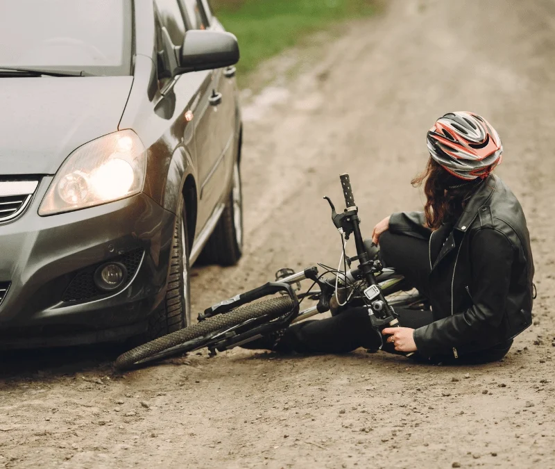 Bike accident with car Bike accident with car